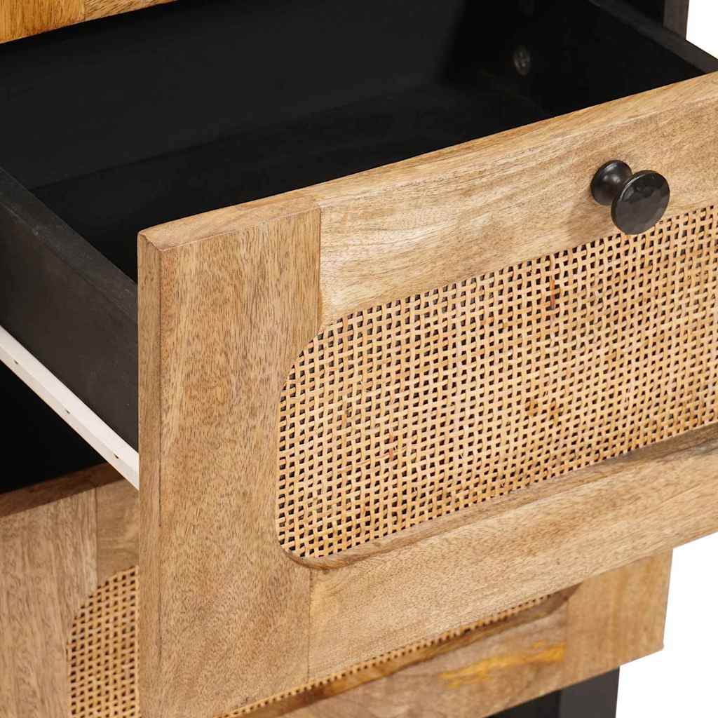 vidaXL Πλαϊνό γραφείο Καφέ 40 x 33 x 75 εκ. Στερεό ξύλο μάνγκο
