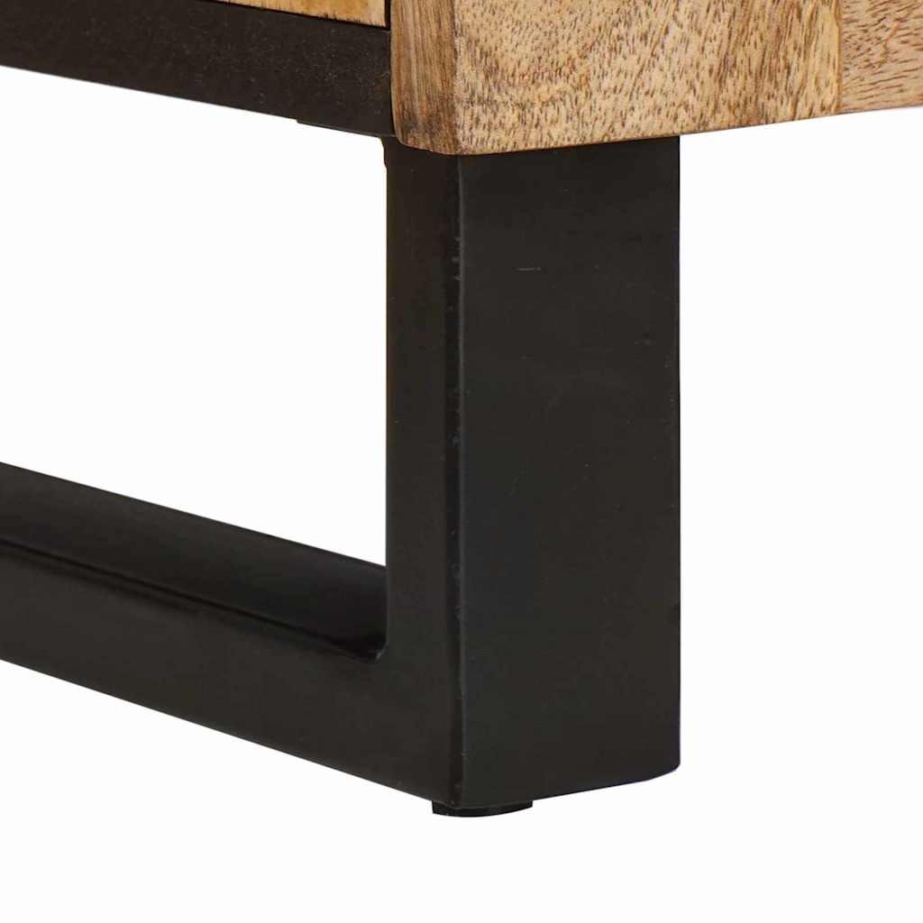 vidaXL Πλαϊνό γραφείο Καφέ 40 x 33 x 75 εκ. Στερεό ξύλο μάνγκο