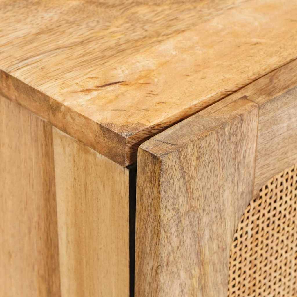 vidaXL Πλαϊνό γραφείο Καφέ 40 x 33 x 75 εκ. Στερεό ξύλο μάνγκο
