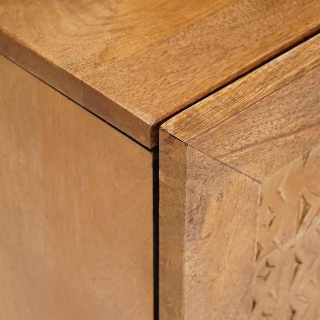 vidaXL Κομοδίνο 2 τμχ. Ανοιχτό καφέ 80 x 50 x 40 cm Επεξεργασμένο Ξύλο