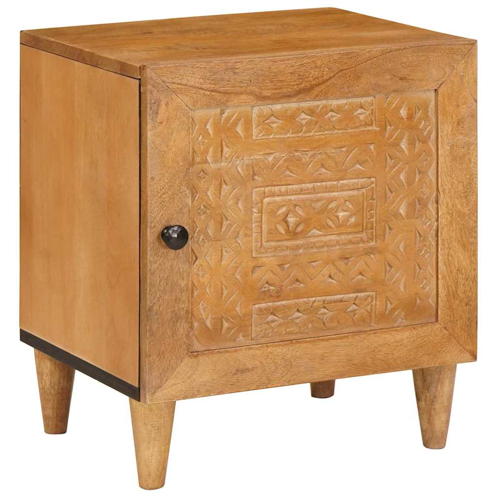 vidaXL Κομοδίνο 2 τμχ. Ανοιχτό καφέ 80 x 50 x 40 cm Επεξεργασμένο Ξύλο