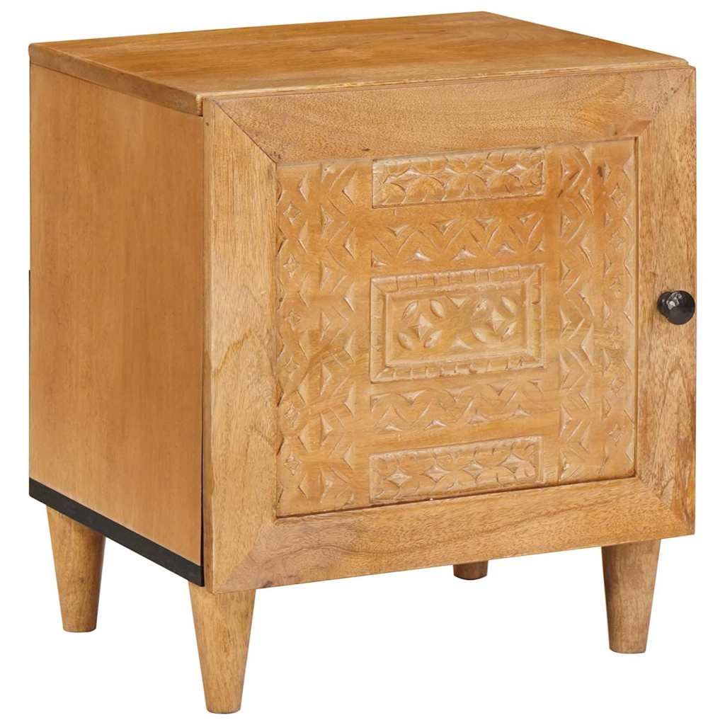 vidaXL Κομοδίνο 2 τμχ. Ανοιχτό καφέ 80 x 50 x 40 cm Επεξεργασμένο Ξύλο