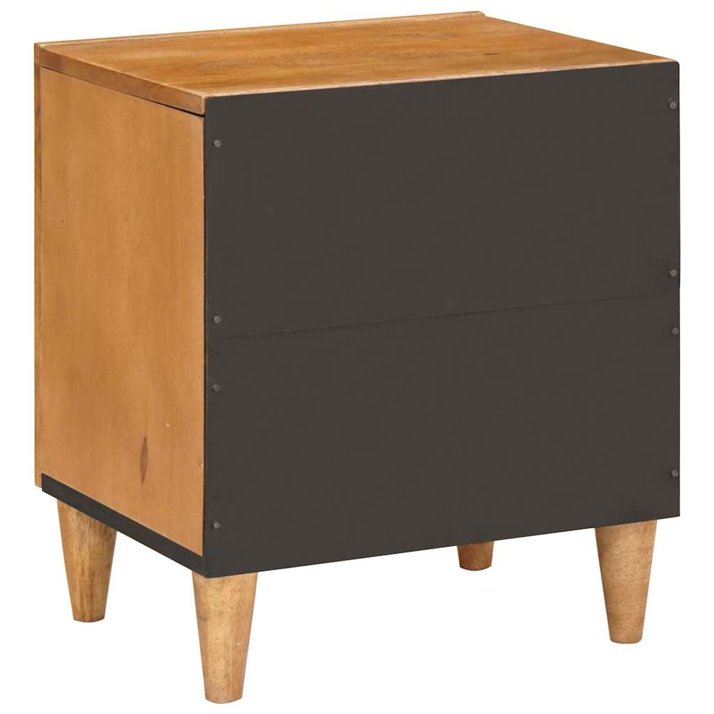 vidaXL Κομοδίνο 2 τμχ. Ανοιχτό καφέ 80 x 50 x 40 cm Επεξεργασμένο Ξύλο