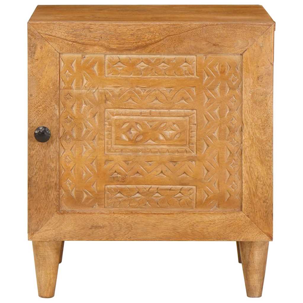 vidaXL Κομοδίνο 2 τμχ. Ανοιχτό καφέ 80 x 50 x 40 cm Επεξεργασμένο Ξύλο