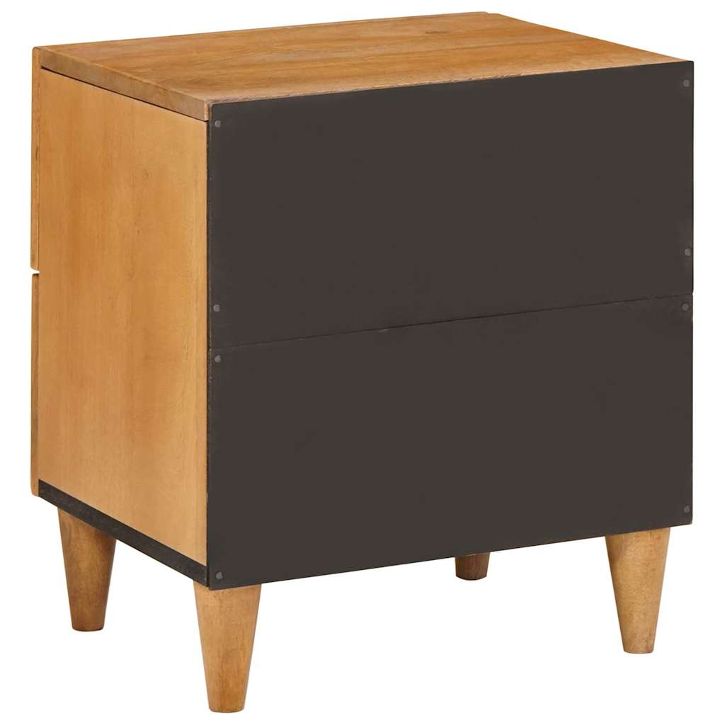 vidaXL Κομοδίνο 2 τμχ. Ανοιχτό καφέ 40 x 33 x 46 εκ.