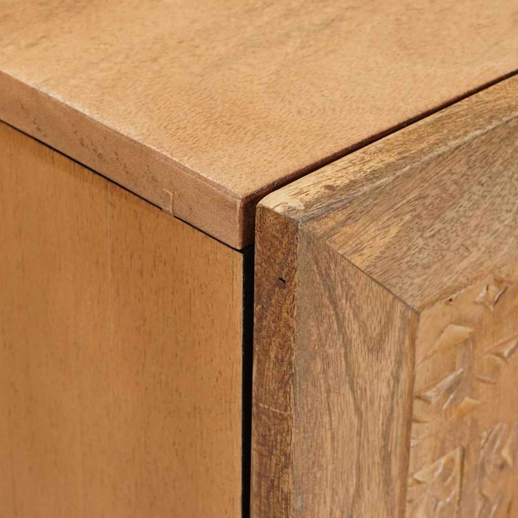 vidaXL Μονάδες TV Ανοιχτό καφέ 105 x 33 x 46 εκ. Στερεό ξύλο μάνγκο