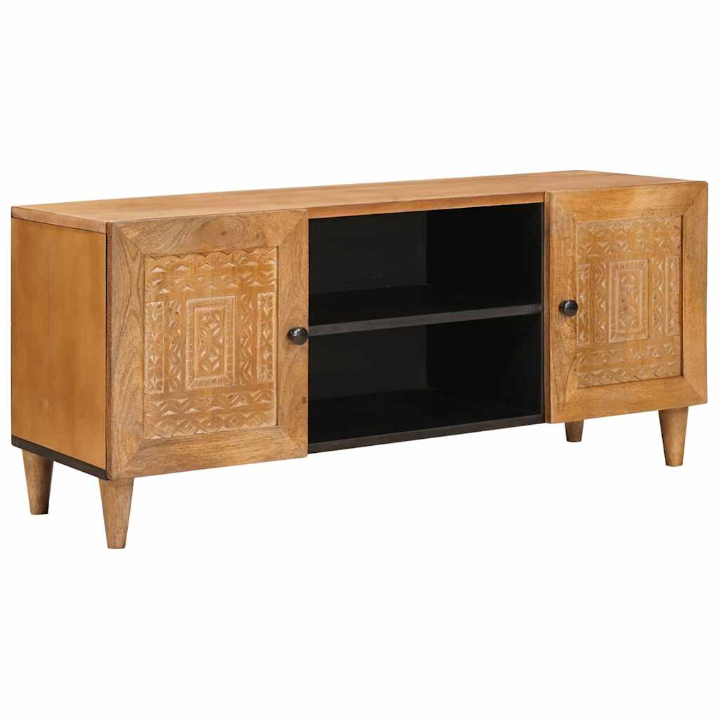 vidaXL Μονάδες TV Ανοιχτό καφέ 105 x 33 x 46 εκ. Στερεό ξύλο μάνγκο