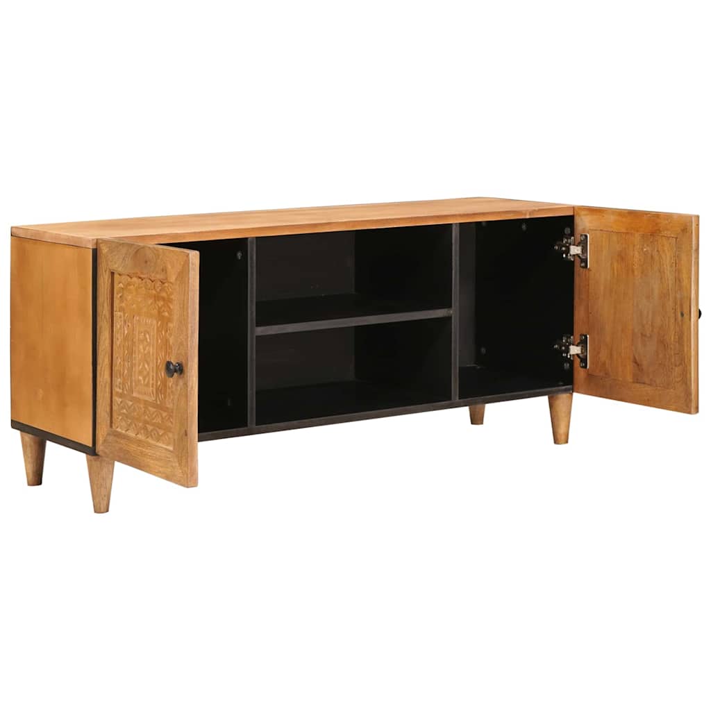 vidaXL Μονάδες TV Ανοιχτό καφέ 105 x 33 x 46 εκ. Στερεό ξύλο μάνγκο
