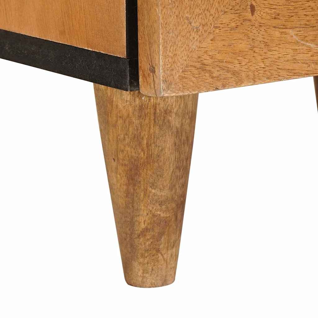 vidaXL Κομοδίνο Ανοιχτό καφέ 40 x 33 x 46 εκ. Μασίφ ξύλο ακακίας