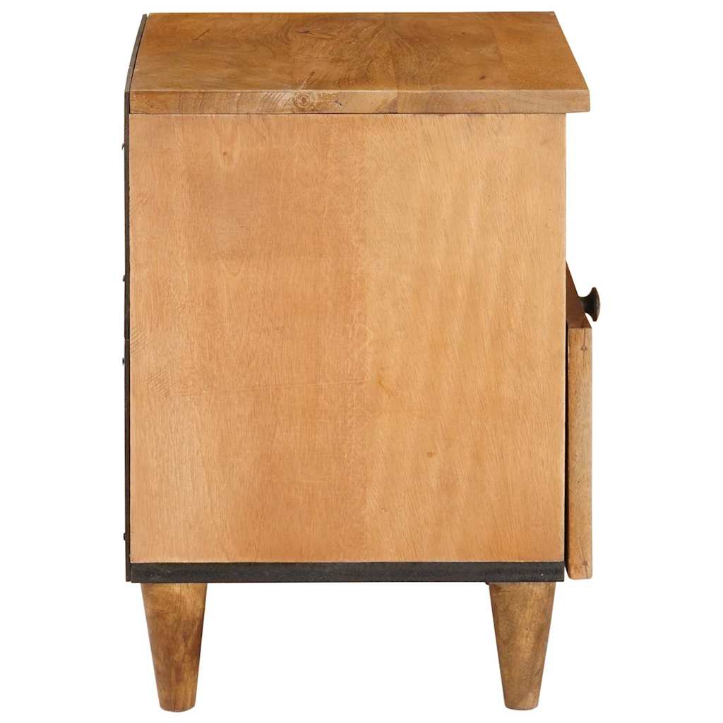 vidaXL Κομοδίνο Ανοιχτό καφέ 40 x 33 x 46 εκ. Μασίφ ξύλο ακακίας