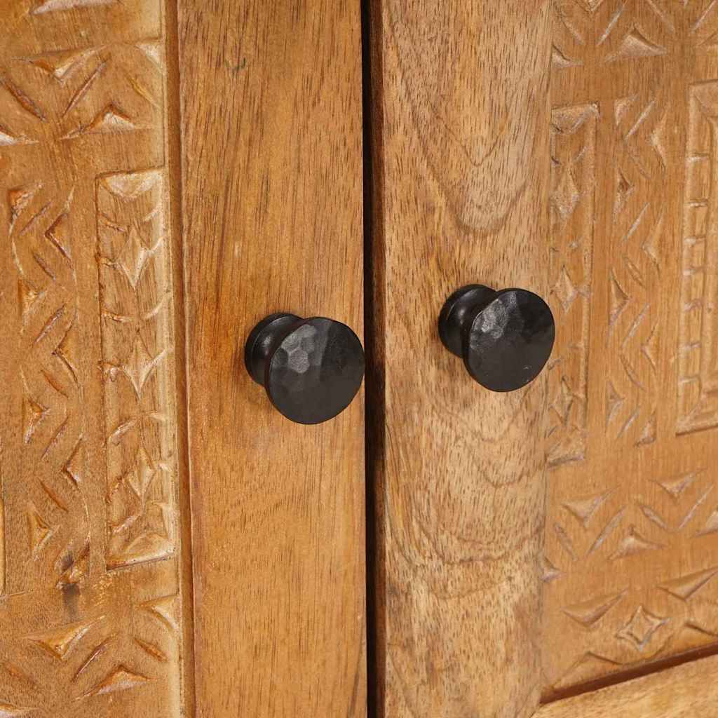 vidaXL Κομοδίνο Ανοιχτό καφέ 50 x 33 x 60 εκ Μασίφ ξύλο ακακίας