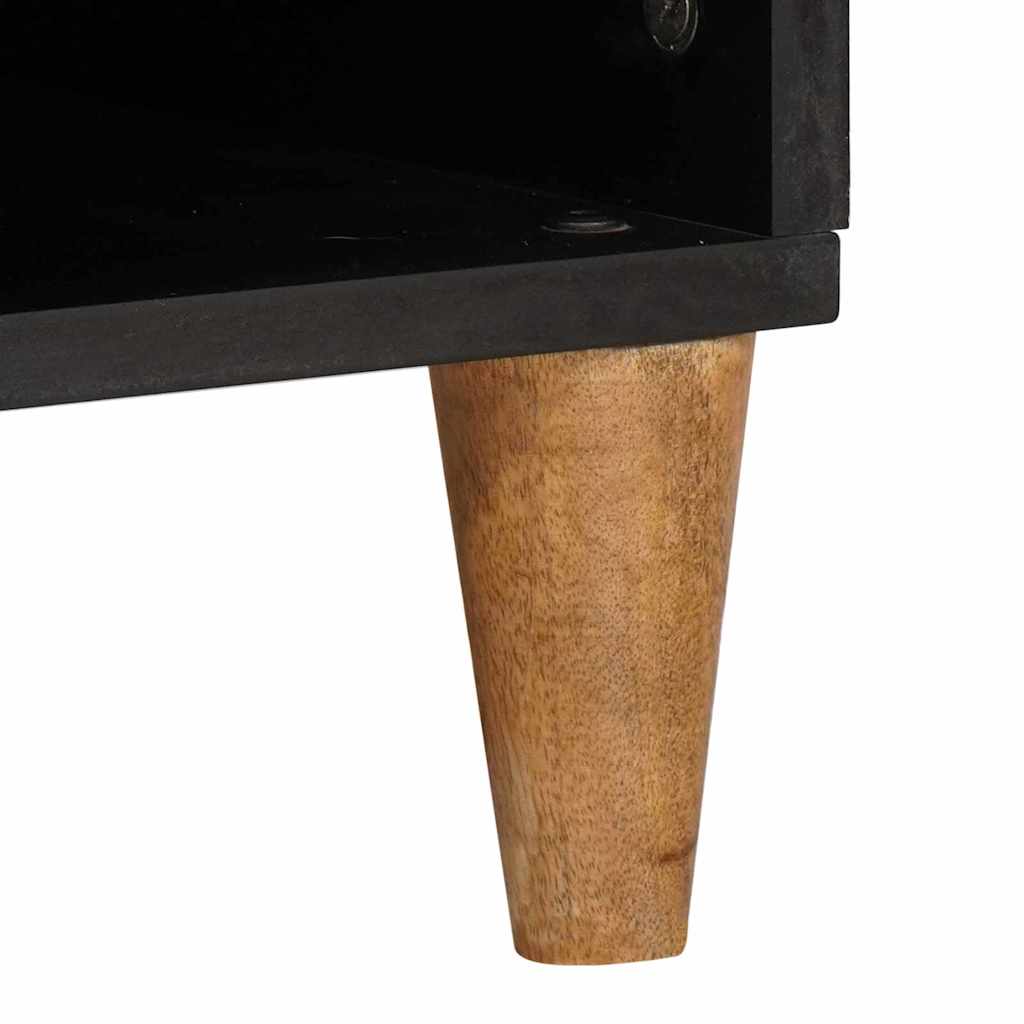vidaXL Ντουλάπι TV με συρτάρι 100 x 33 x 46 εκ Στερεό ξύλο μάνγκο
