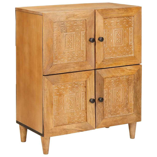 vidaXL Πλαϊνό γραφείο 60 x 33 x 75 cm Στερεό ξύλο μάνγκο
