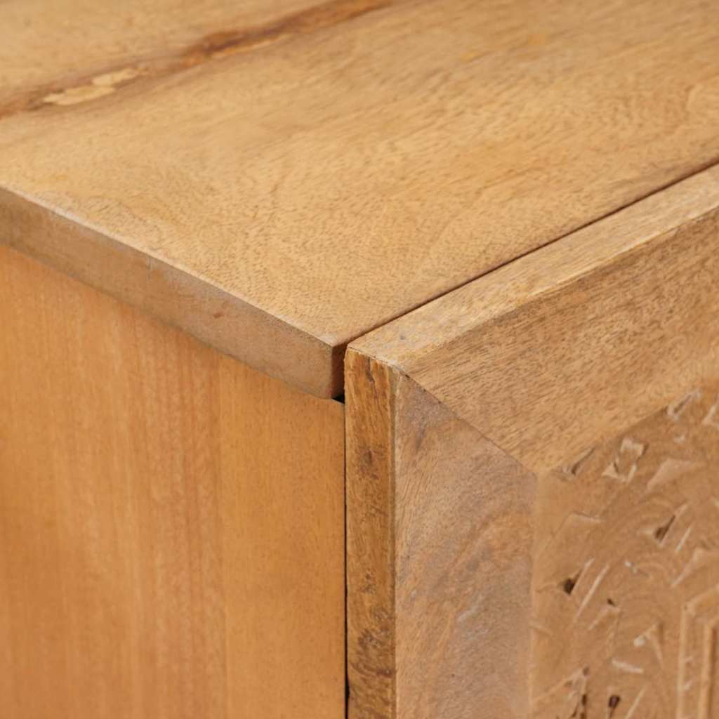 vidaXL Πλαϊνό γραφείο Ανοιχτό καφέ 33.5 x 90 x 75 εκ