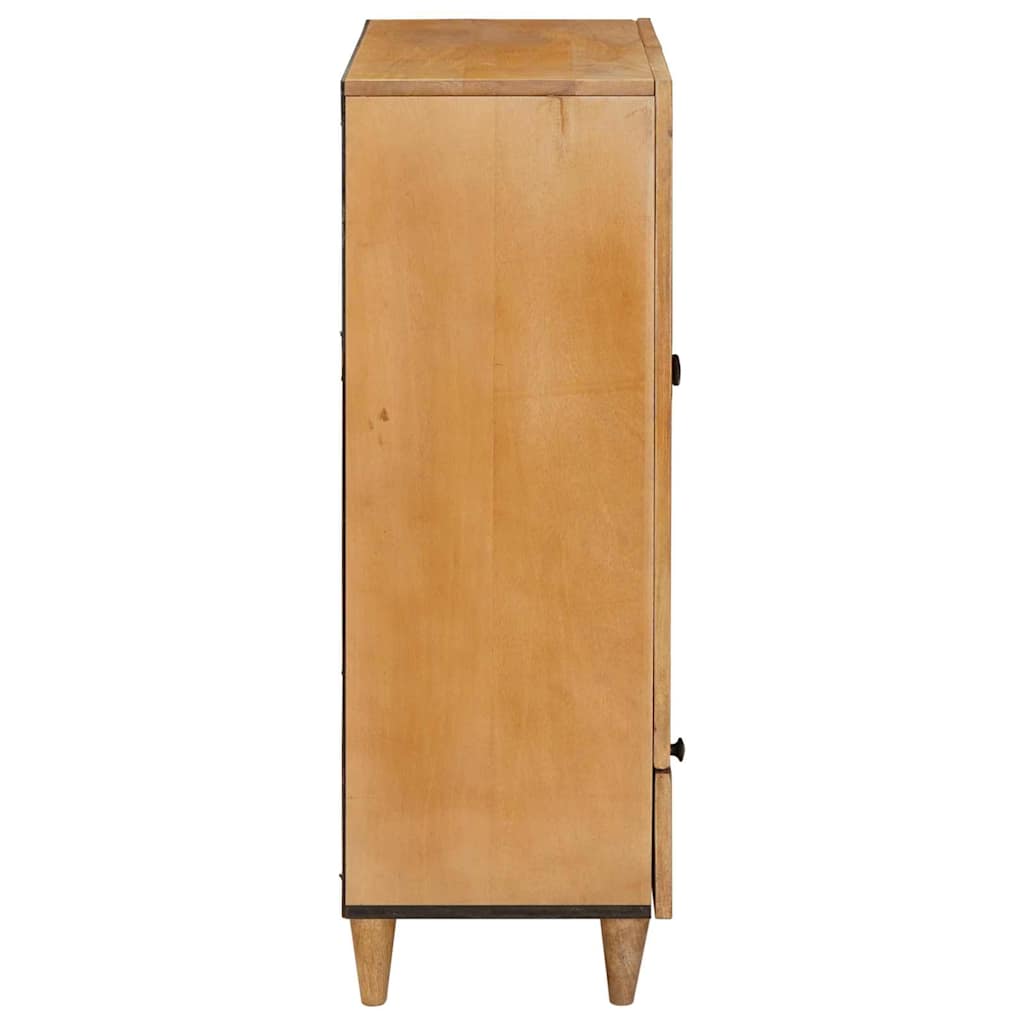 vidaXL Highboard Ανοιχτό καφέ 60 x 33 x 100 εκ. Μασίφ ξύλο μάνγκο