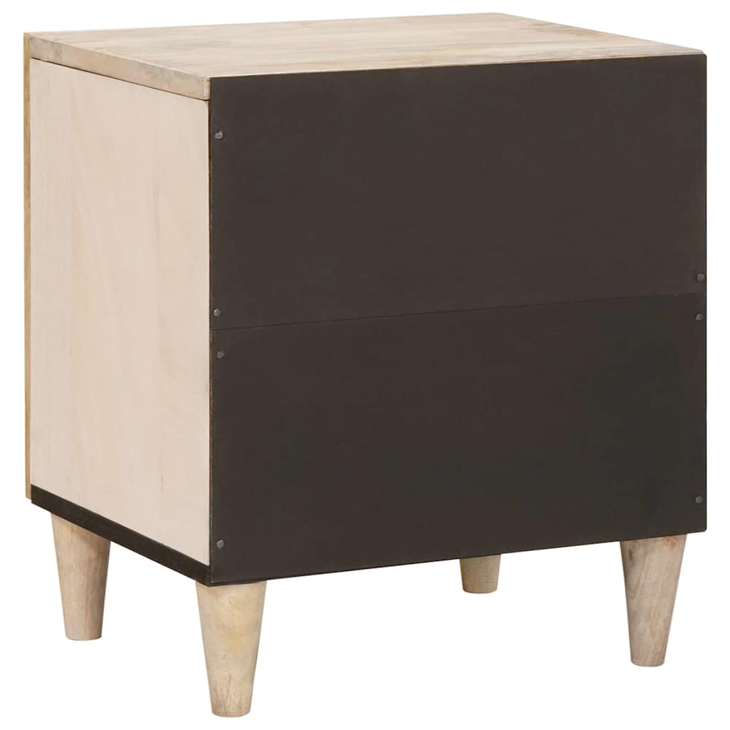 vidaXL Κομοδίνο Λευκό 80 x 50 x 40 cm Επεξεργασμένο Ξύλο
