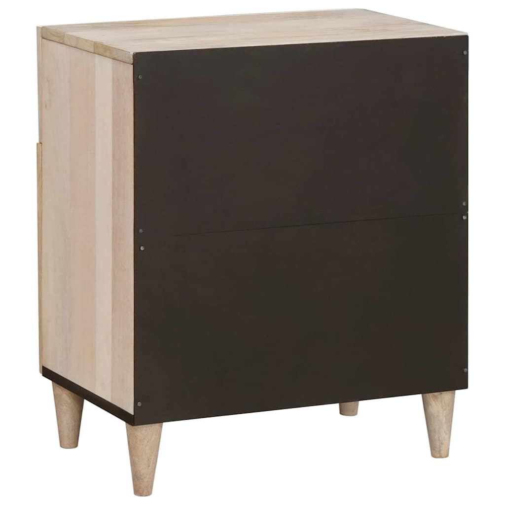vidaXL Κομοδίνο Λευκό 50 x 33 x 60 εκ Επεξεργασμένο Ξύλο