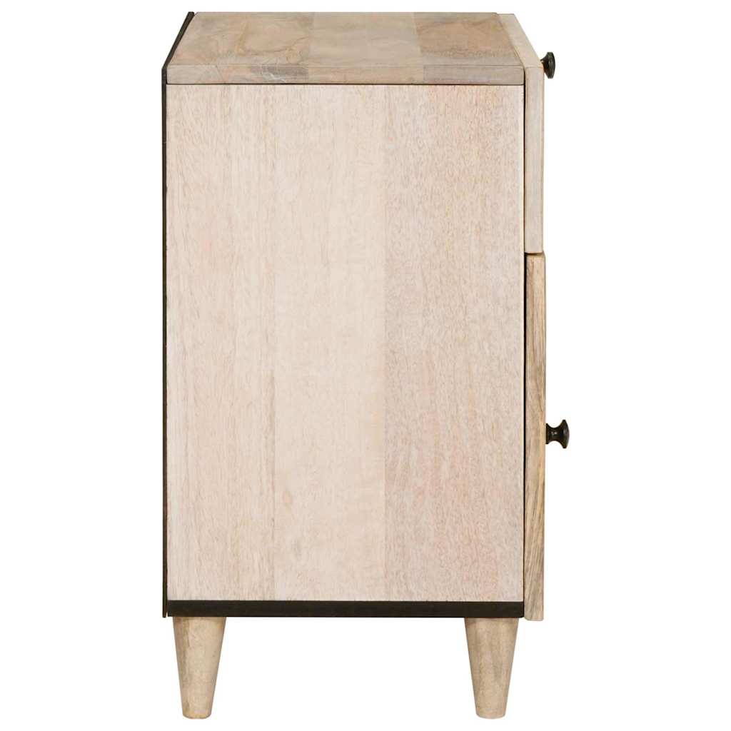 vidaXL Κομοδίνο Λευκό 50 x 33 x 60 εκ Επεξεργασμένο Ξύλο