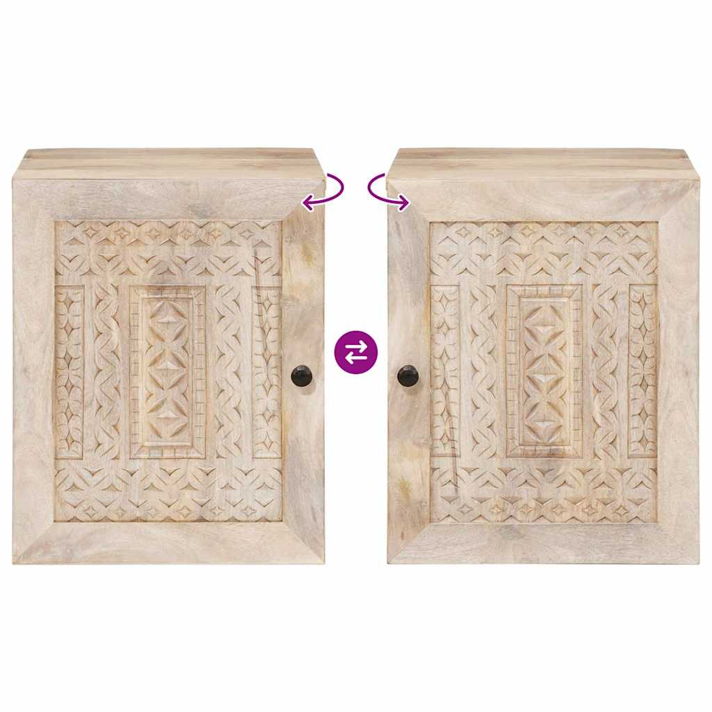 vidaXL Ντουλάπι Μπάνιου Λευκό 38 x 33 x 48 εκ Επεξεργασμένο ξύλο