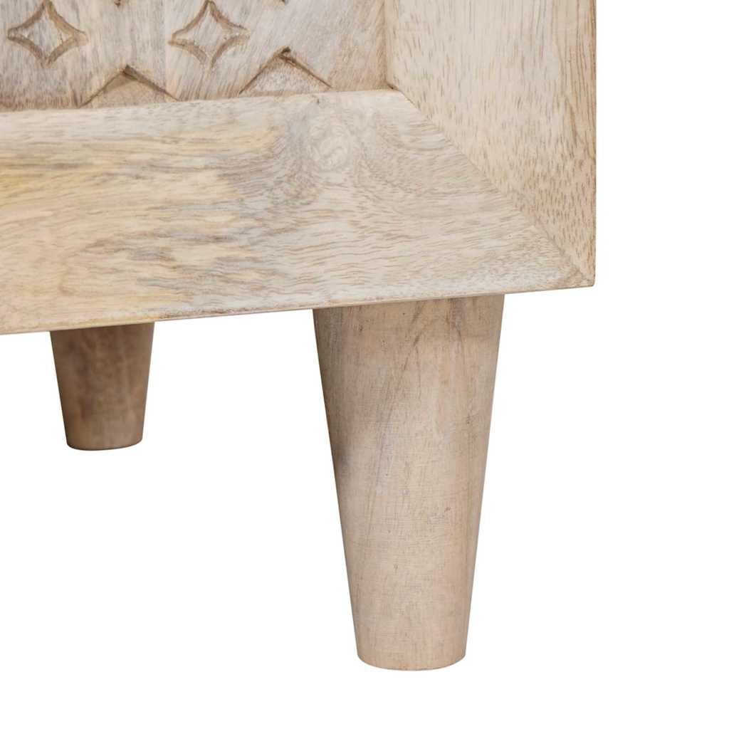 vidaXL Πλαϊνό γραφείο Λευκό 33.5 x 40 x 75 εκ