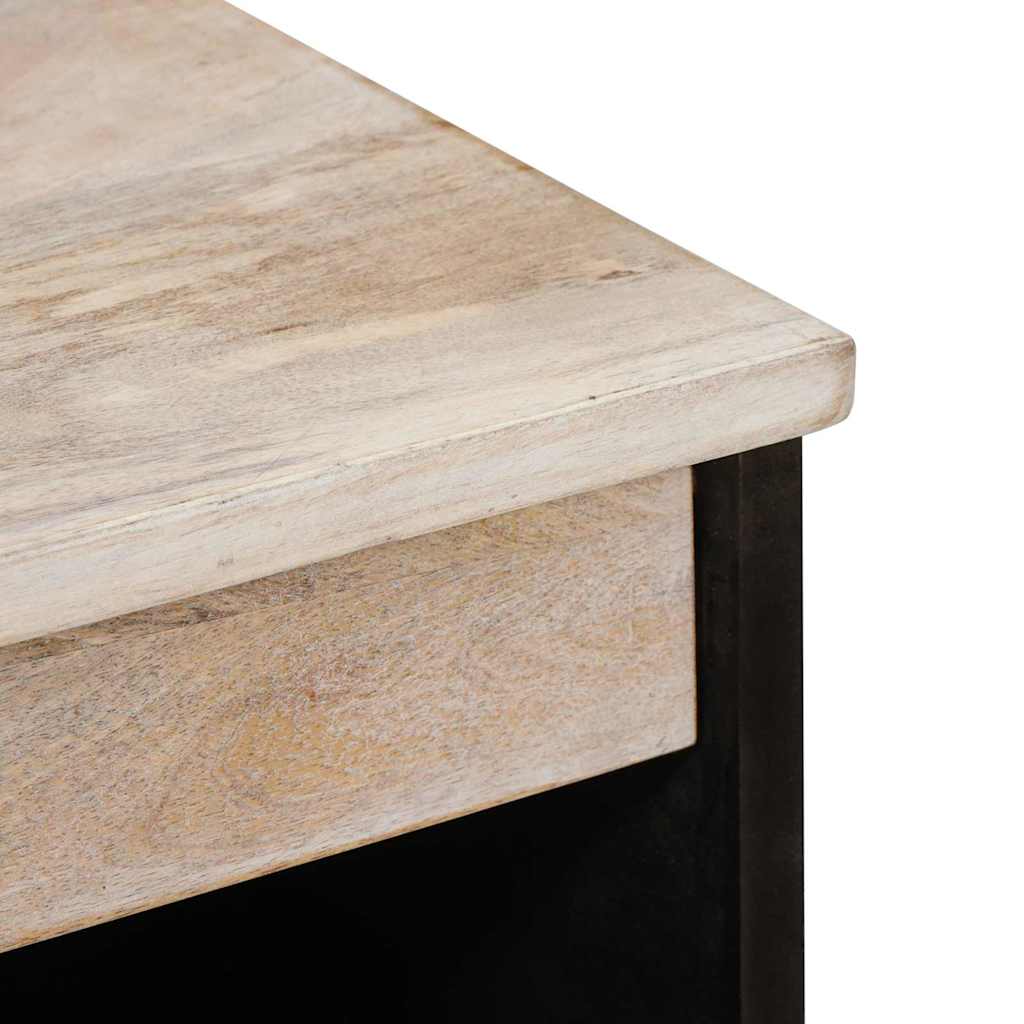 vidaXL Πλαϊνό γραφείο Λευκό 33.5 x 60 x 75 εκ