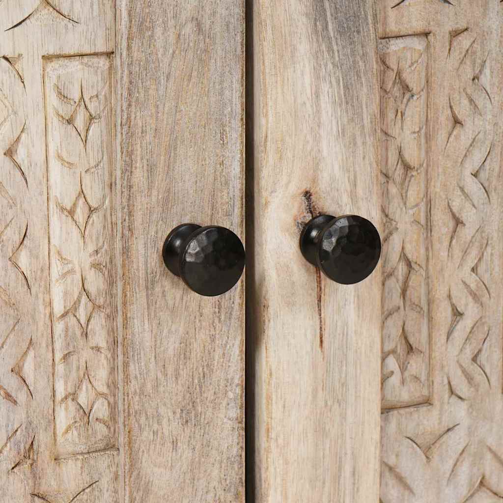 vidaXL Πλαϊνό γραφείο Λευκό 33.5 x 60 x 75 εκ