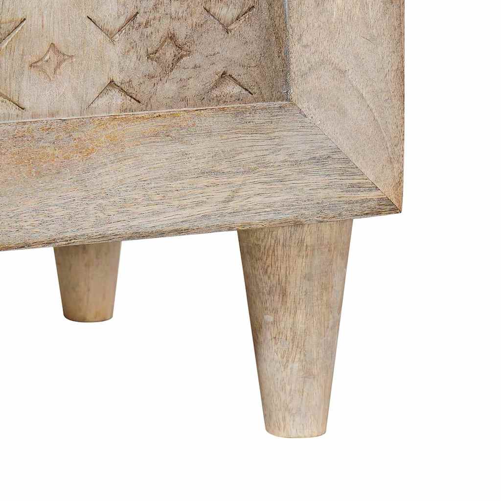 vidaXL Πλαϊνό γραφείο Λευκό 33.5 x 60 x 75 εκ