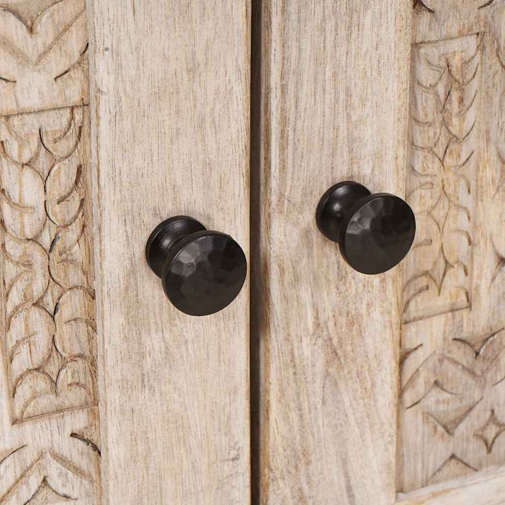 vidaXL Πλαϊνό γραφείο Λευκό 33.5 x 60 x 75 εκ