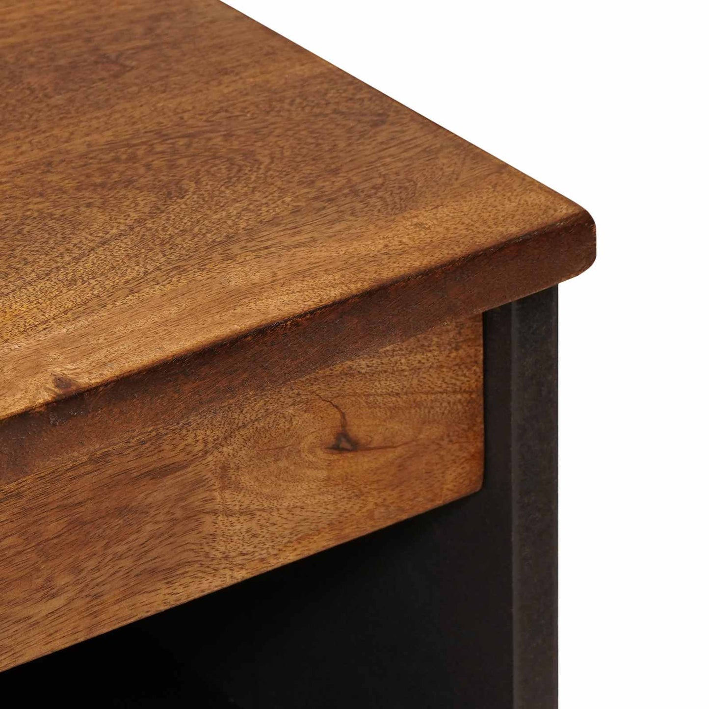 vidaXL Πλαϊνό γραφείο Καρυδιά 60 x 33 x 75 cm Στερεό ξύλο μάνγκο