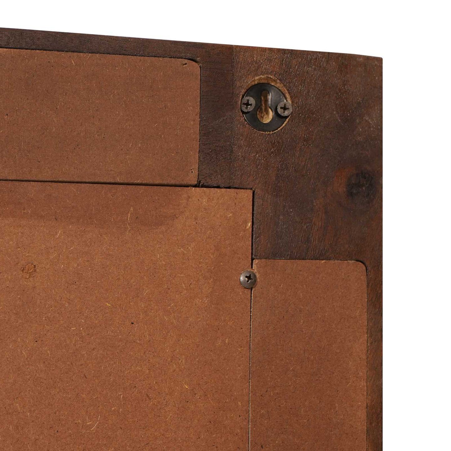 vidaXL Καθρέφτης Μπάνιου Καρυδιά 50 x 70 x 3 εκ. Στερεό ξύλο μάνγκο