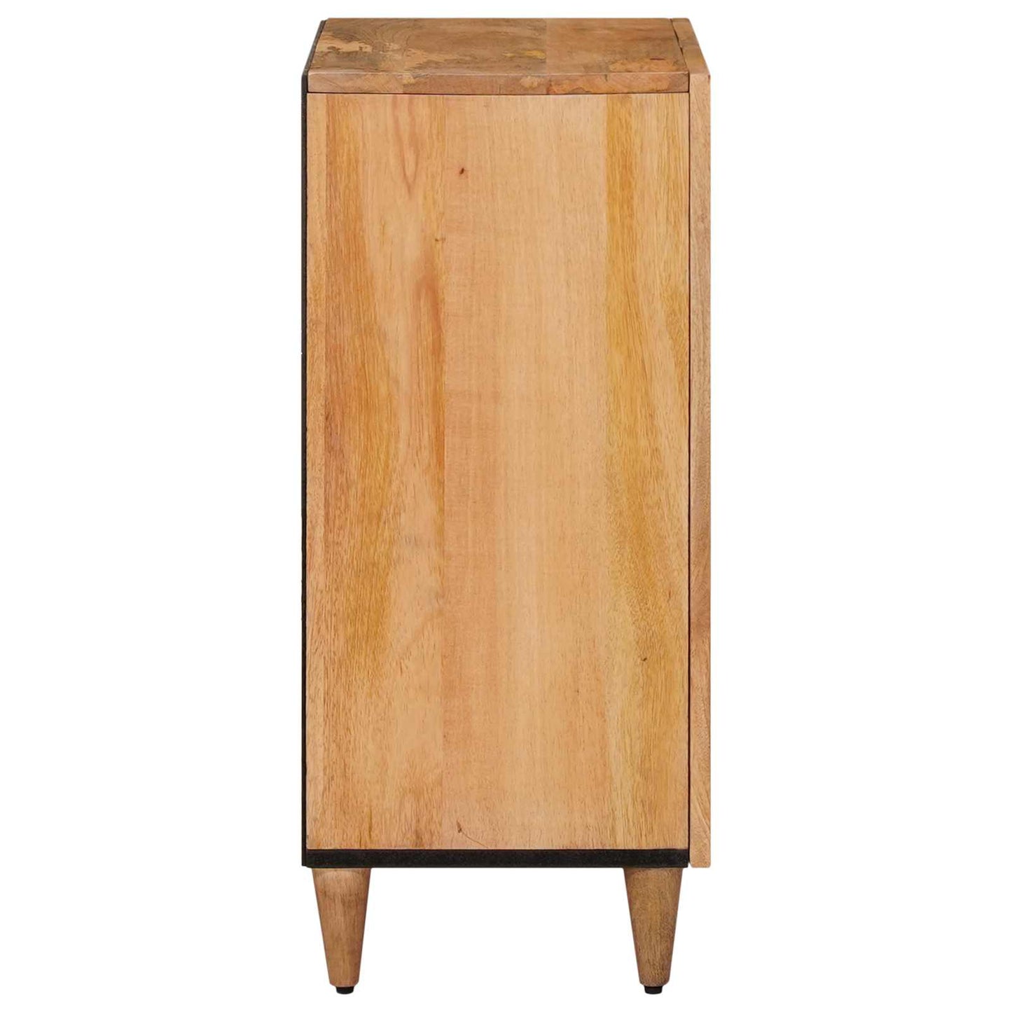 vidaXL Πλαϊνό γραφείο Φυσικό 60 x 33 x 75 cm Στερεό ξύλο μάνγκο