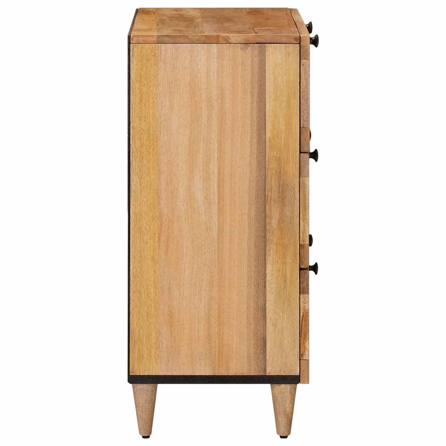 vidaXL Πλαϊνό γραφείο Φυσικό 60 x 33 x 75 cm Στερεό ξύλο μάνγκο