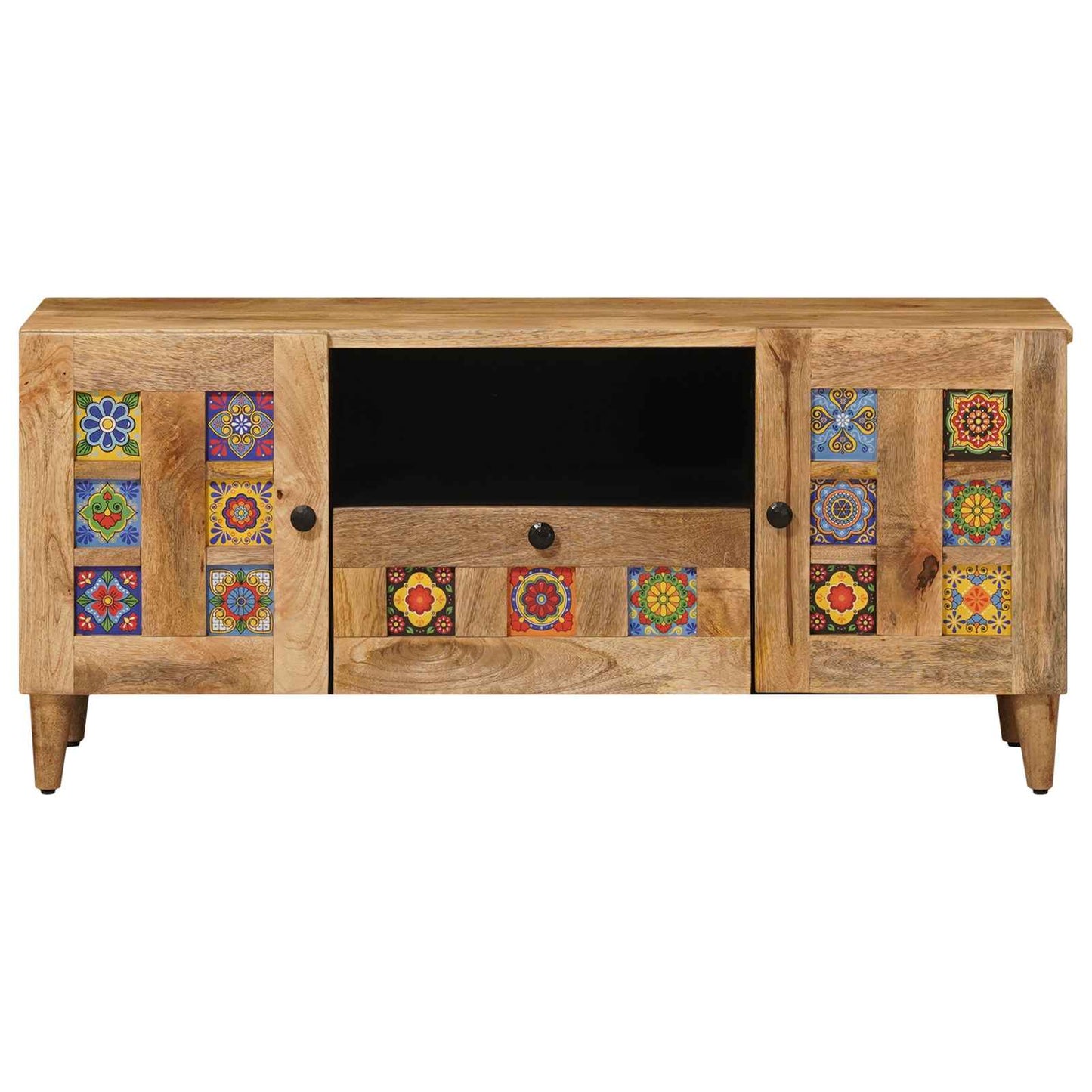 vidaXL Ντουλάπι TV Φυσικό 105 x 33,5 x 46 εκ. Στερεό ξύλο μάνγκο