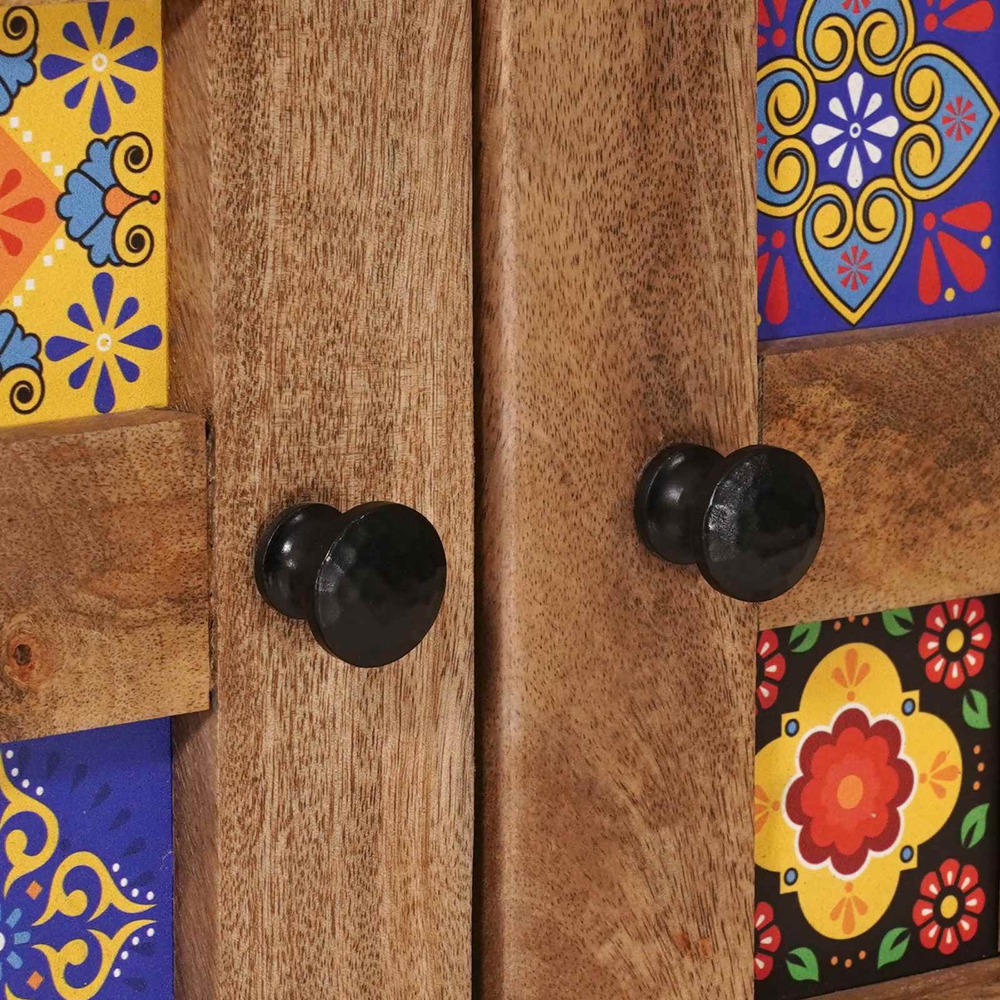vidaXL Highboard Φυσικό 60 x 33,5 x 100 εκ. Στερεό ξύλο μάνγκο