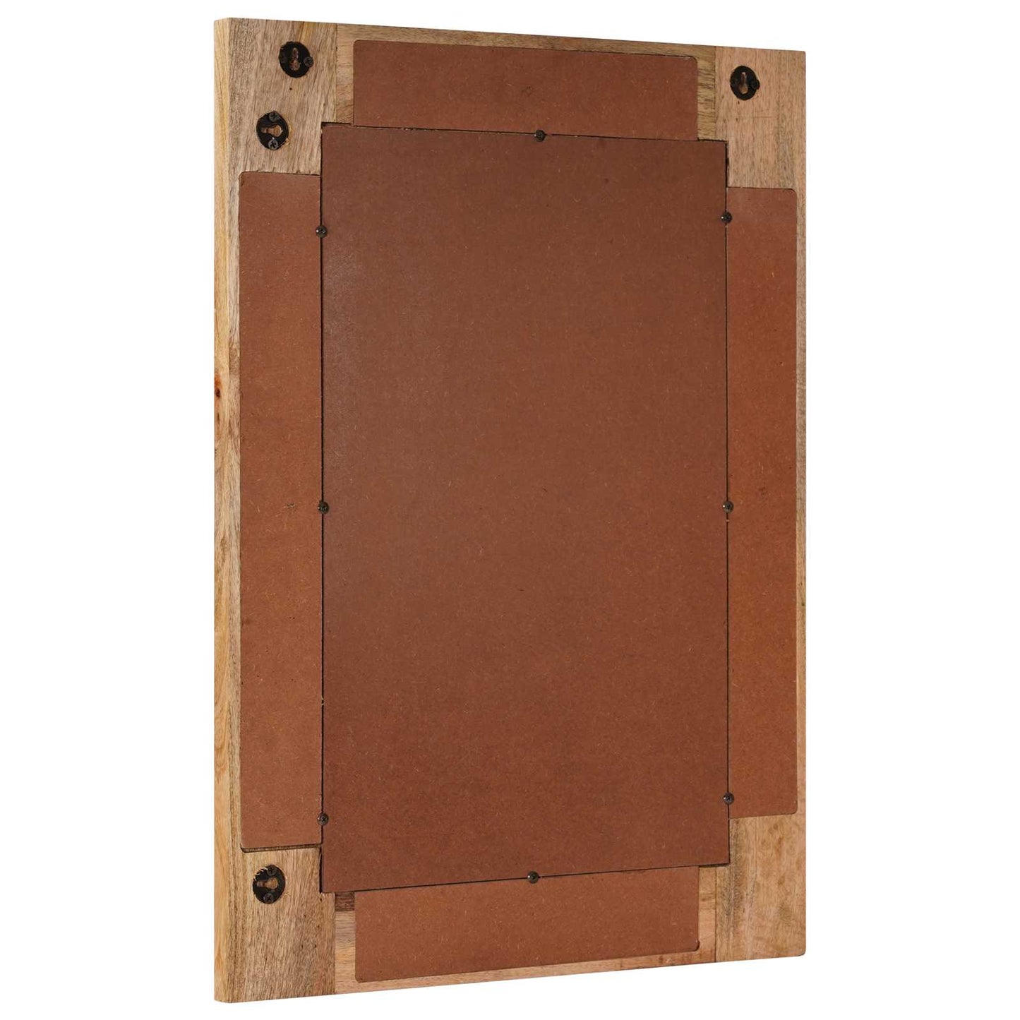 vidaXL Καθρέφτης Μπάνιου Φυσικό 50 x 70 x 3 εκ. Στερεό ξύλο μάνγκο