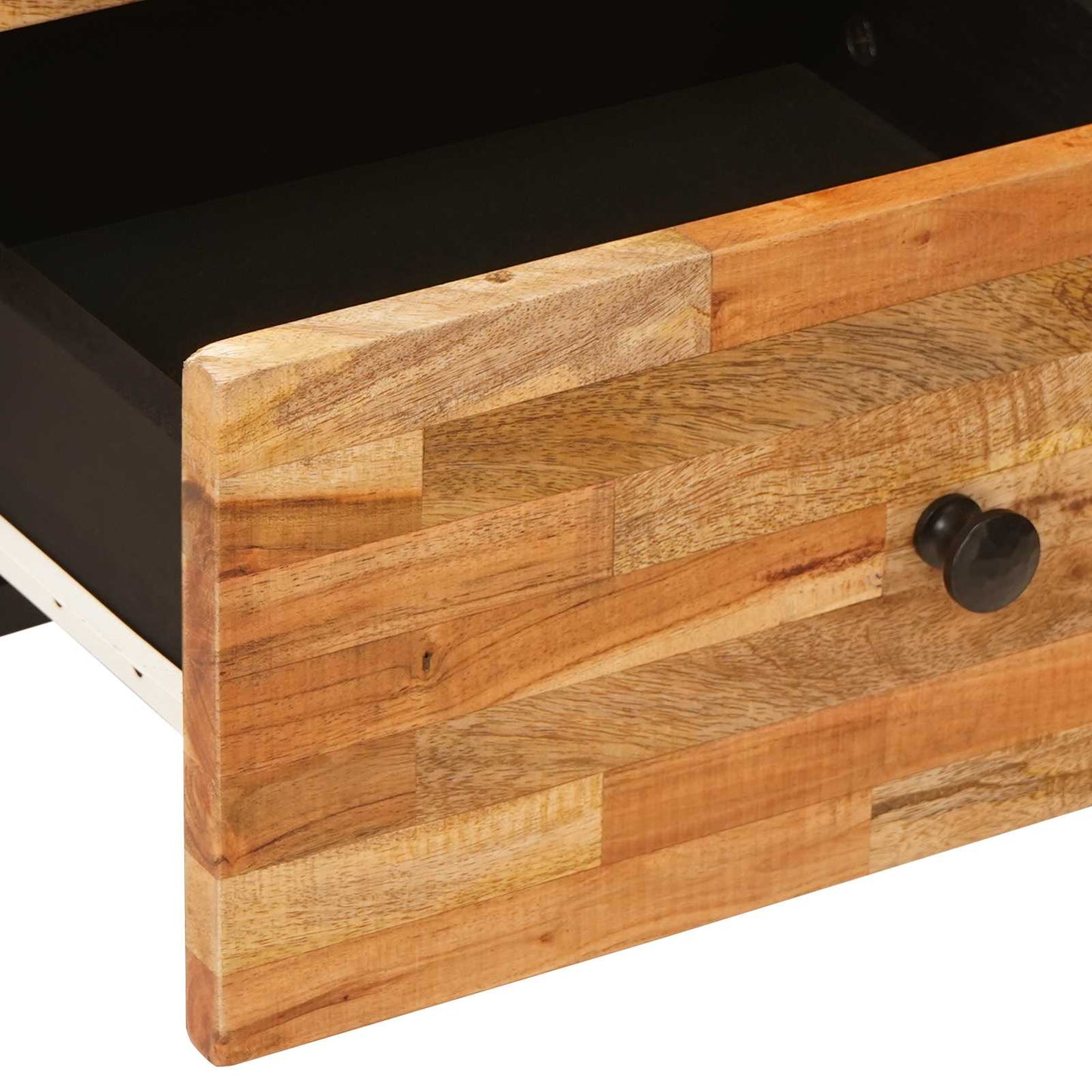 vidaXL Κομοδίνο 2 pcs Καφέ 40 x 33 x 46 εκ. Στερεό ξύλο μάνγκο