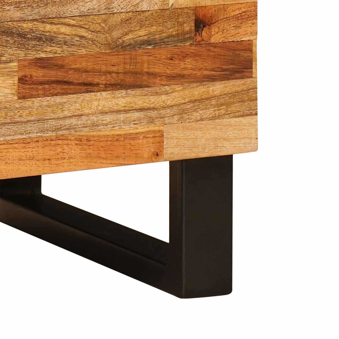 vidaXL Ντουλάπι TV Καφέ 105 x 33 x 46 εκ. Στερεό ξύλο μάνγκο