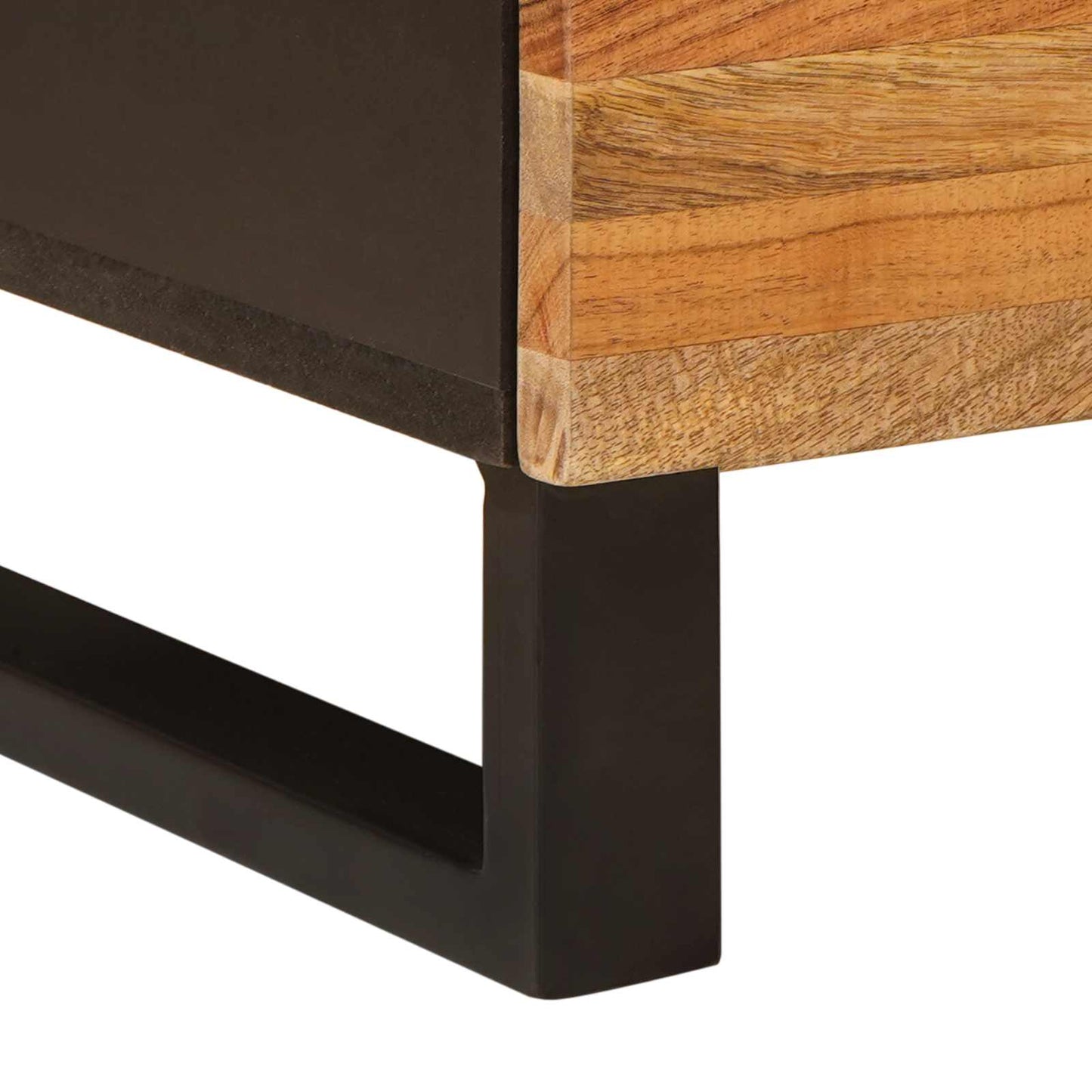 vidaXL Μπουφές Αποθήκευσης Καφέ 60 x 33 x 75 cm Στερεό ξύλο μάνγκο
