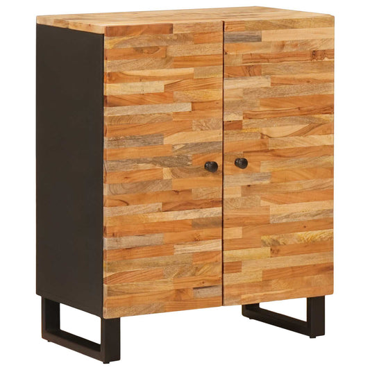 vidaXL Μπουφές Αποθήκευσης Καφέ 60 x 33 x 75 cm Στερεό ξύλο μάνγκο