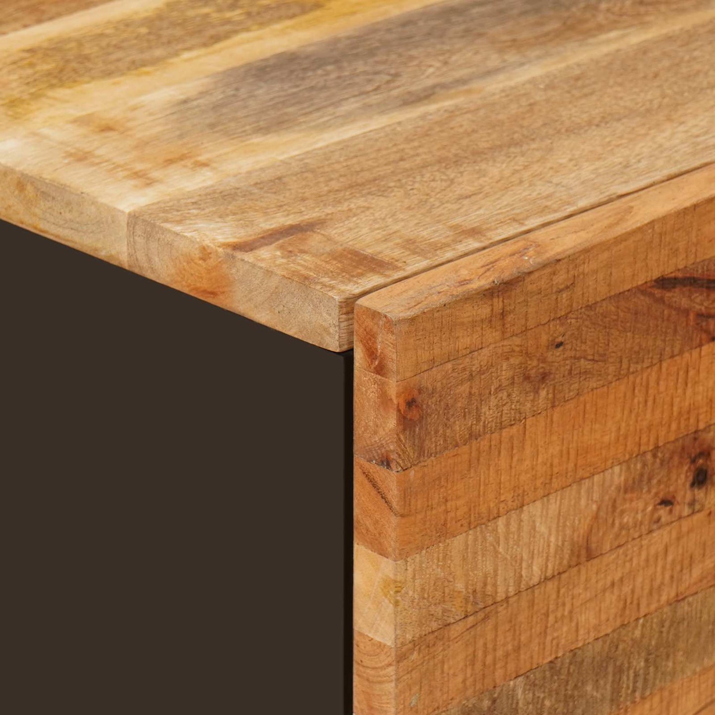 vidaXL Μπουφές Αποθήκευσης Καφέ 60 x 33 x 75 cm Στερεό ξύλο μάνγκο