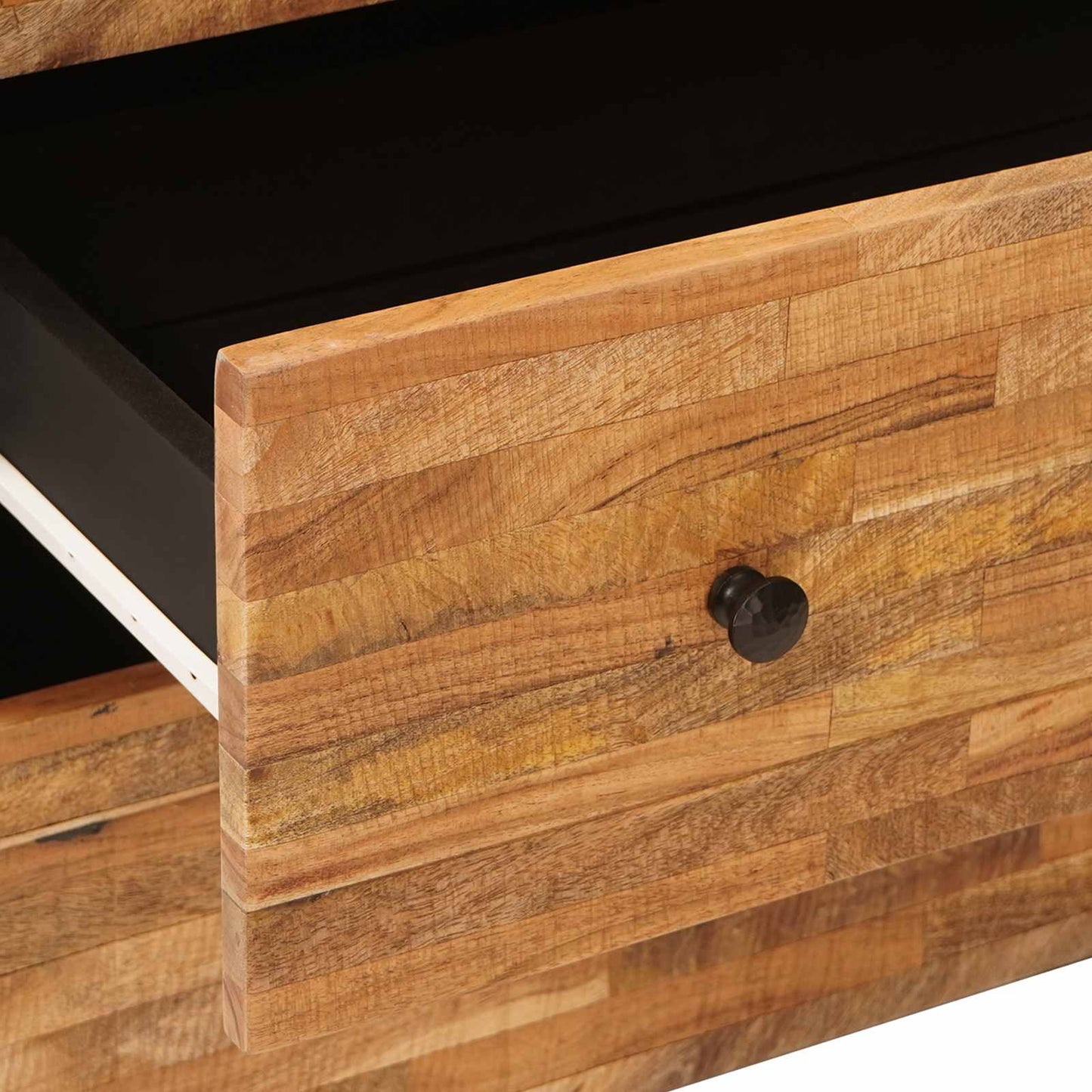 vidaXL Μπουφές Αποθήκευσης Καφέ 60 x 33 x 75 cm Στερεό ξύλο μάνγκο