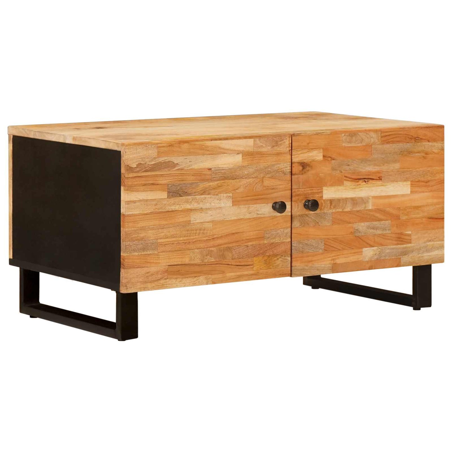 vidaXL Τραπεζάκι σαλονιού Καφέ 80 x 50 x 40 cm Στερεό ξύλο μάνγκο