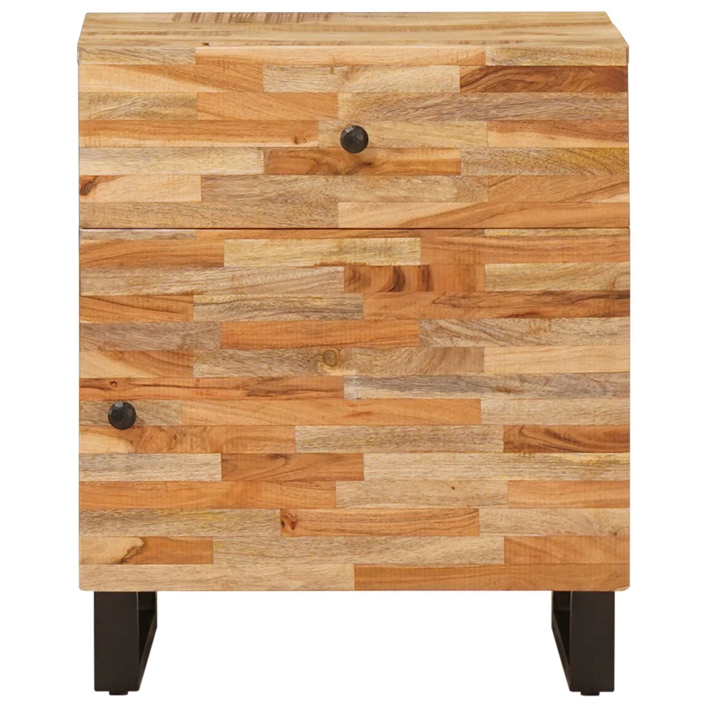 vidaXL Κρεβατοκάμαρα Καφέ 50 x 33 x 60 εκ Στερεό ξύλο μάνγκο