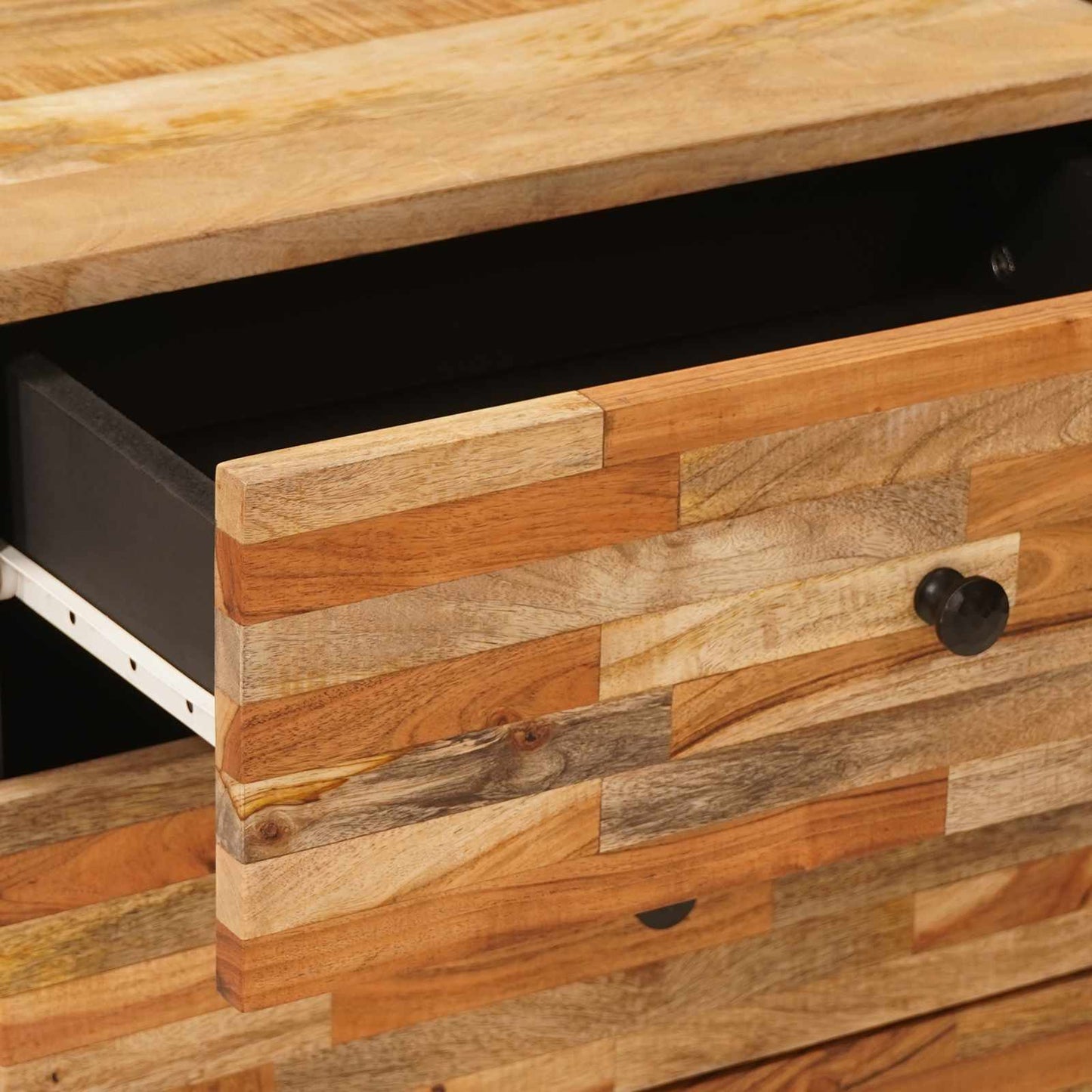 vidaXL Κρεβατοκάμαρα Καφέ 50 x 33 x 62 εκ. Στερεό ξύλο μάνγκο