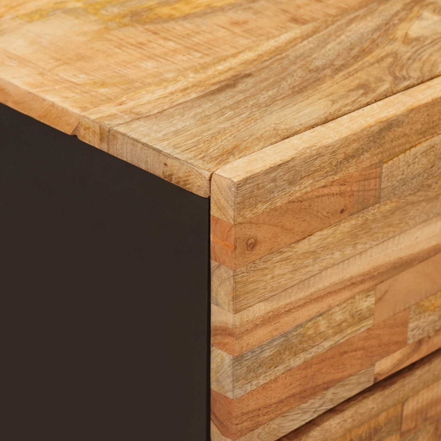 vidaXL Κρεβατοκάμαρα Καφέ 50 x 33 x 60 εκ Στερεό ξύλο μάνγκο