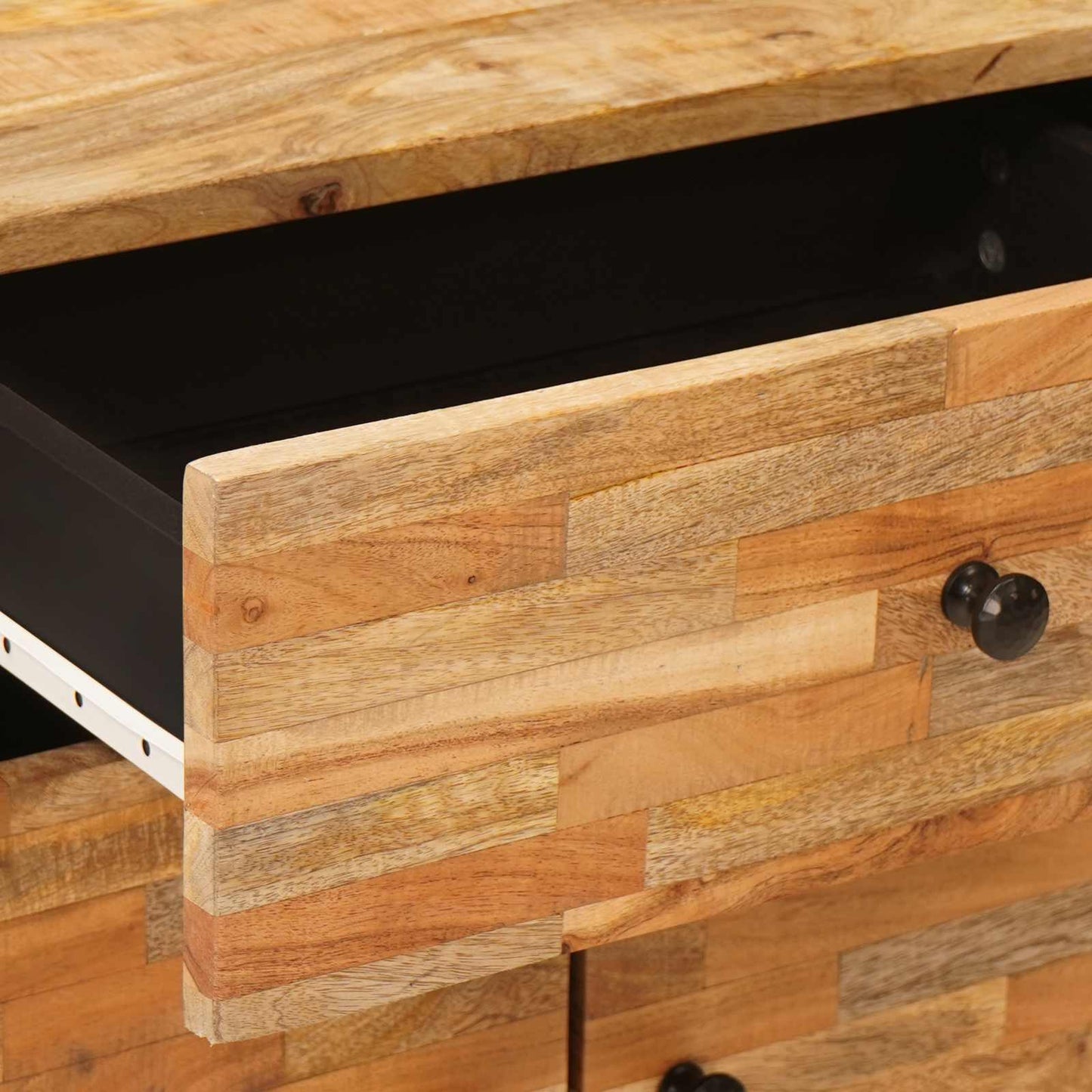 vidaXL Κρεβατοκάμαρα Καφέ 50 x 33 x 60 εκ Στερεό ξύλο μάνγκο