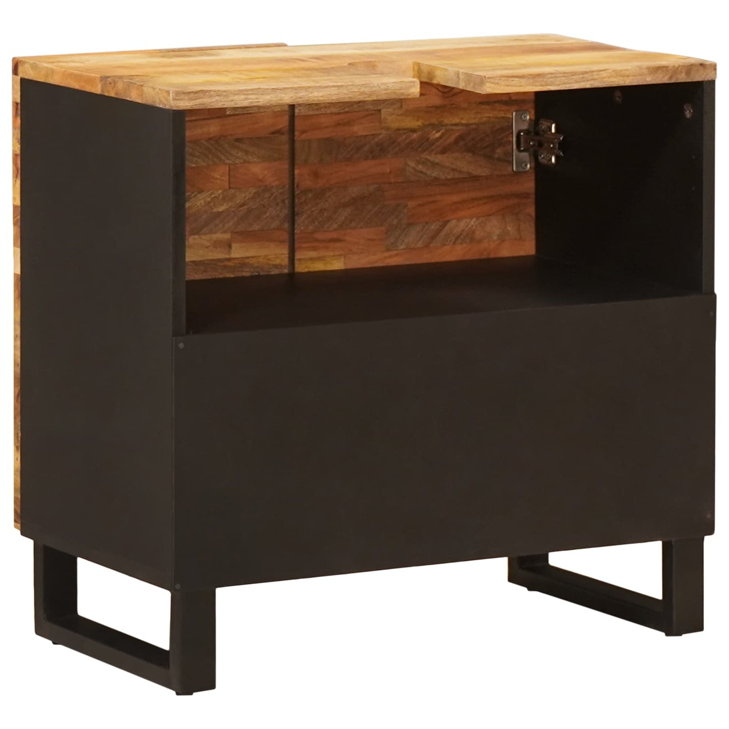 vidaXL Ντουλάπα Νιπτήρα Mπάνιου με αποθήκευση Φυσικό 62 x 33 x 58 εκ.