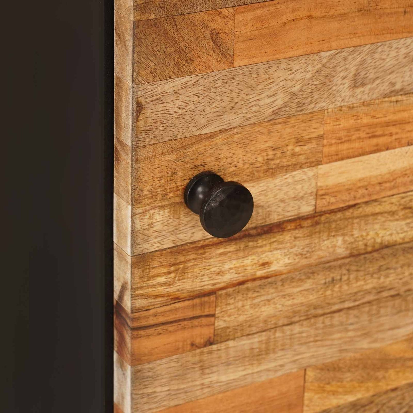 vidaXL Ντουλάπι Μπάνιου Φυσικό 38 x 33,5 x 58 εκ. Στερεό ξύλο μάνγκο