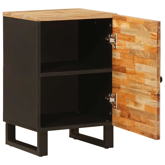 vidaXL Ντουλάπι Μπάνιου Φυσικό 38 x 33,5 x 58 εκ. Στερεό ξύλο μάνγκο