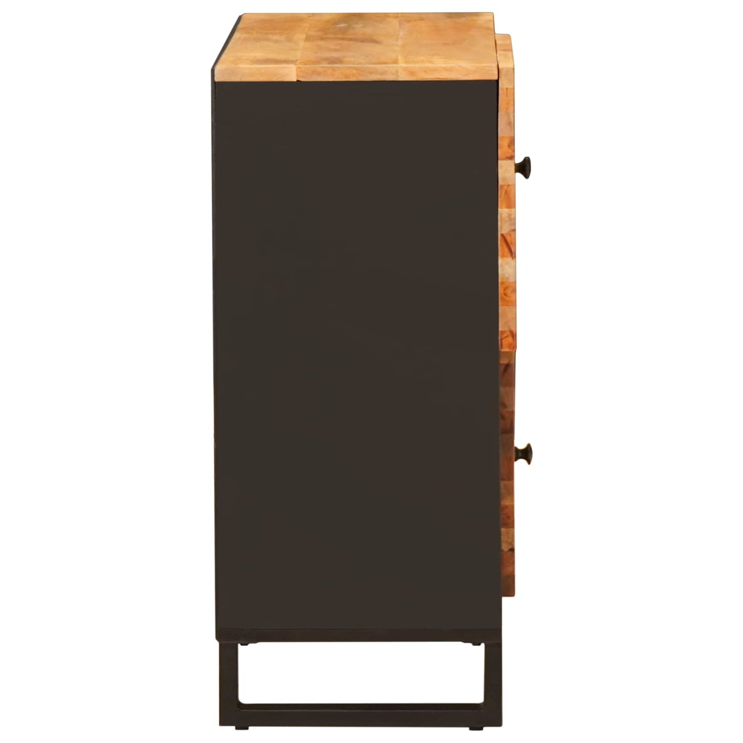 vidaXL Βοηθητικό ντουλάπι Καφέ 80 x 33 x 75 εκ Στερεό ξύλο μάνγκο